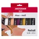 Talens Akrilne barve Amsterdam za portrete 6 x 120 ml
