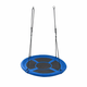 nabbi Otroška gugalnica Nest 95 cm - črno/modra
