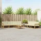 Set vanjskih sofa s jastukom 7 pcs Bijela i krem
