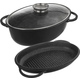 Orion Granitni pekač s pokrovom 3v1 GRANDE 10 l, 43x28 cm