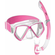 Mares Combo Pirate Neon JR Pink White/Clear