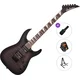 Jackson JS Series Dinky Arch Top JS32Q DKA HT AH Basic SET Transparent Black Burst Električna kitara