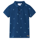 vidaXL Otroška polo majica temno modra 104, (21037401)