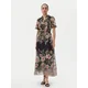 Hale Bob Poletna obleka with silk 4YPR654M Črna Regular Fit