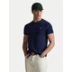 Polo Ralph Lauren Majica 710671438525 Mornarsko modra Slim Fit