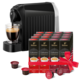 TCHIBO Cafissimo Easy Black Capsule Coffee Make + Espresso Elegant Aroma + Espresso Intense Aroma Capsule 2x(8x10)pcs Dom