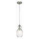 Elstead Lighting Elstead Riviera 1 viseča svetilka, brušen nikelj, E27, (22098111)