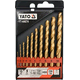 YATO YATO Komplet svedrov za železo HSS-TiN 10ks 1-10mm