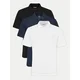 JACK & JONES Majica mornarska / temno zelena / off-bela