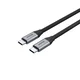 Unitek Unitek C14082ABK USB-C na USB-C kabel, USB 3.2 Gen 2, 1 m, črn