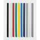 DURABLE profilna letvica (2900) bela, 100 kos