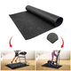 IRON SPORT Podloga od reciklirane gume 100x120 cm crna