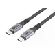 MicroConnect Premium kabel USB C-C USB4, Gen3x2, 0,5m 100W, 40Gbps, 5K60Hz