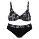 PETITE FLEUR Bikini, črna