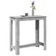 Vidaxl vidaXL Barska miza betonsko siva 102x50x103,5 cm