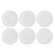slomart Set 6 Ducale krožnikov za solato, belih, 20 cm