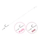Delphin Navoj FLR Sting/6ks 8cm/0,22mm/BARB 8/Sting 7mm