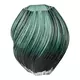 Temno zelena steklena ročno izdelana vaza (višina 23 cm) – House Nordic