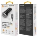 Aligator Pametni avtomobilski polnilec 3,4 A, 2xUSB, pametni IC, črn, kabel USB-C