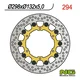 Sprednji plavajoči zavorni disk Yamaha YZF R6 R1 FZS FJR XJR XVZ XV 298 mm