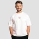 GymBeam Shaker Boxy T-shirt White