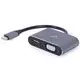 Cablexpert Adapter USB-C na HDMI/VGA, (20442321)