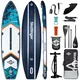 shumee Deska SUP SKATINGER Thor Blue 350x89x15 cm (11'6'') turna