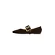 STEVE MADDEN Odprte balerinke Atlantica temno rjava