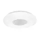 Eglo Capasso 1 plafonjera/1, led, 24w, 3600lm, prečnik 400, hrom/bela
