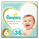 Pampers Premium Care VP pelene, veličina 6 (13+ kg), 38 komada