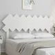Vidaxl vidaXL Vzglavje postelje belo 159,5x3x80,5 cm masivni borov les