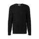Pulover Calvin Klein Ls Textured Cotton Crewneck Sweater Black M