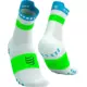 COMPRESSPORT Pro Racing Socks v4.0 Run Visoke nogavice, bele/norveško modre/neonsko zelene (T3 (EU 42-44))