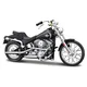 Maisto - HD - Motorno kolo - 1984 FXST Softail, mat črna, 1:18
