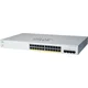 Cisco stikalo CBS220-24FP-4X (24xGbE, 4xSFP , 24xPoE , 382W) - REFRESH