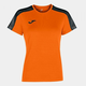 Joma Academy T-Shirt Orange-Black S/S