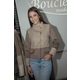 BOUCLÉ MODA Ženski mantil Kiri, Braon-bež