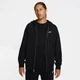 Nike M NK CLUB FT FZ HOODIE, moška jopa, črna FN3884