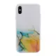 Maska Water Spark za iPhone X/ XS transparent zlatno-plava