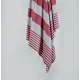 Lessentiel Maison Peškir za plažu 100x180cm Sivo-Crveni