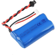 Lipo baterija 1500mAh 7,4V 2S | Združljiva z Rc igračami U12A S033G Q1 H101 | SM-2P priključek | podaljšana življenjska doba, modra