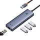 Hub postaja Baseus UltraJoy Series USB-A - 3x USB-A 3.0, RJ45, 100W - space grey