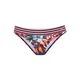 VENICE BEACH Bikini hlačke cijansko modra / oranžna / bordo / bela