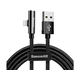 Lightning USB Baseus Rhytm cable Bent audio adapter 1.2m (black) (6953156291782)