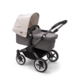 Bugaboo Donkey 5 Mono Graphite/Grey Melange - Misty White