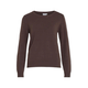 Vila Noos Ril O-Neck L/S - Coffee Bean Kostanjeva