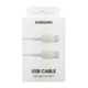 Samsung Tip-C na Tip-C podatkovni i kabel za punjač, 1m, bijeli (EP-DA705BWE)