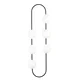 Opviq Zidna lampa E27 Socket, Crno-Bela