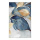 Modra/zlata pralna preproga 80x150 cm Golden Leaves – Mila Home