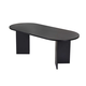 HANAH HOME Trpezarijski sto Sabella Wood Black OUTLET